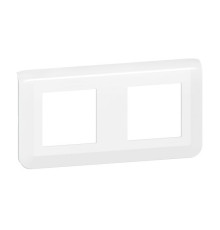 Рамка 2 поста, белый, Mosaic New Legrand 277804L