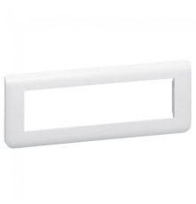 Рамка 8 модулей, белый, Mosaic New Legrand 078818L