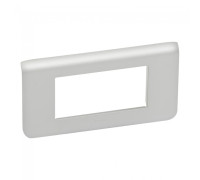 Рамка 4 модуля, алюминий, Mosaic New Legrand 079314L