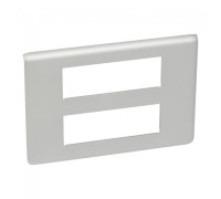Рамка 2х6 модулей, алюминий, Mosaic New Legrand 079336L
