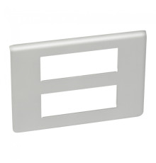 Рамка 2х6 модулей, алюминий, Mosaic New Legrand 079336L