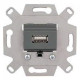 Розетка USB 2.0 для передачи данных, Merten MTN4581-0000