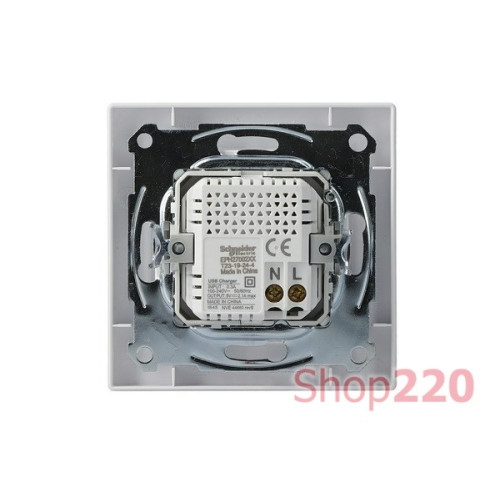 USB розетка тип А+С, білий, EPH2700321 Schneider Electric Asfora