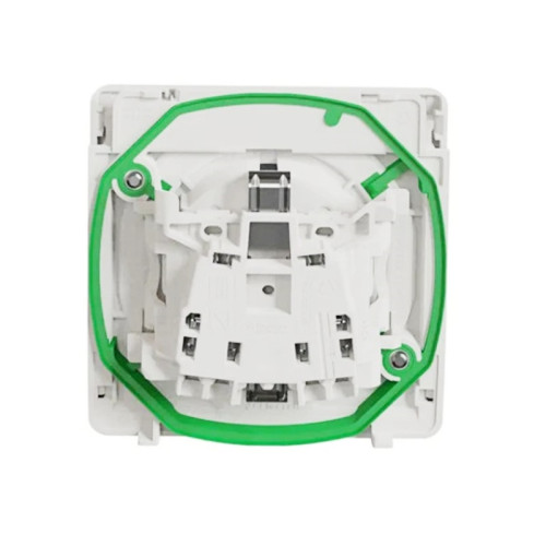 Розетка электрическая 220В IP55, белый, Mureva Styl Schneider MUR39134
