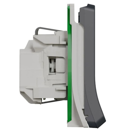 Розетка электрическая 220В IP55, черный, Mureva Styl Schneider MUR36134