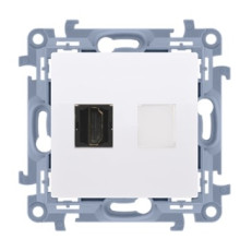 Розетка HDMI, белый, SIMON10