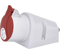 Силовая розетка 16А, 380В, 5 полюсов, стационарная, EZ-1653 ETI 4482036