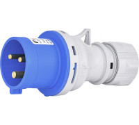 Силовая вилка 32А, 220В, 3 полюса, IP44, переносная, EV-3232 ETI 4482019