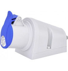 Силовая розетка 16А, 220В, 3 полюса, IP44, стационарная, EZ-1632 ETI 4482034