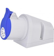 Силовая розетка 32А, 220В, 3 полюса, IP44, стационарная, EZ-3232 ETI 4482037