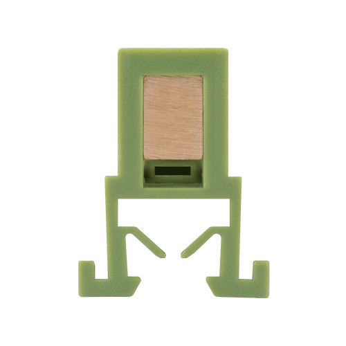 Шина земляная на din-рейку на 7 отверстий, e.bs.stand.1.7.green Enext s025006