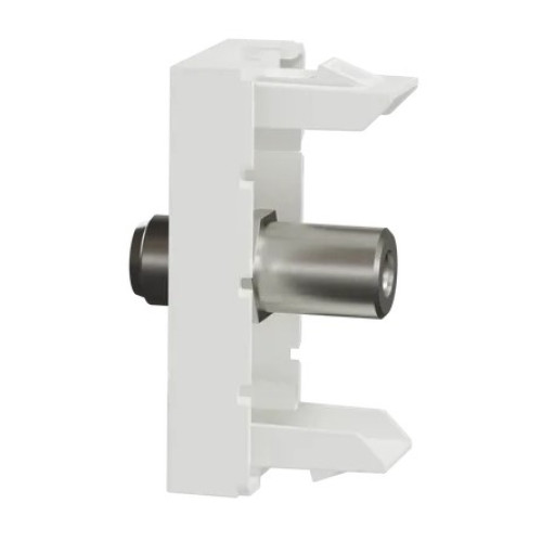 Розетка Coaxial F-type, белый, 1 модуль, Unica New Schneider NU346818