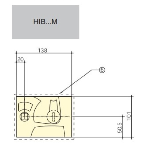 Переключатель I-0-II корпусный с мотор приводом, 250А, 4 полюса, Hager HIB425M