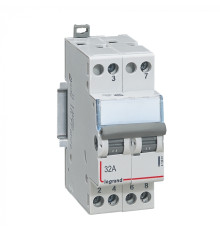 Переключатель трехпозиционный I-0-II, 32А 2 полюса, 412903 Legrand