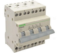 Переключатель на генератор I-0-II трехпозиционный 63 А, 4 полюса, SVK4-63 Tracon Electric