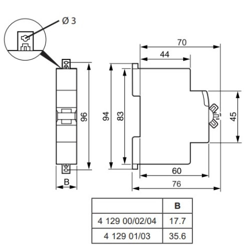 Переключатель трехпозиционный модульный I-0-II, 32А 2 полюса Legrand 412903