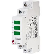 Трехфазный LED-индикатор наличия напряжения SON H-3G, ETI