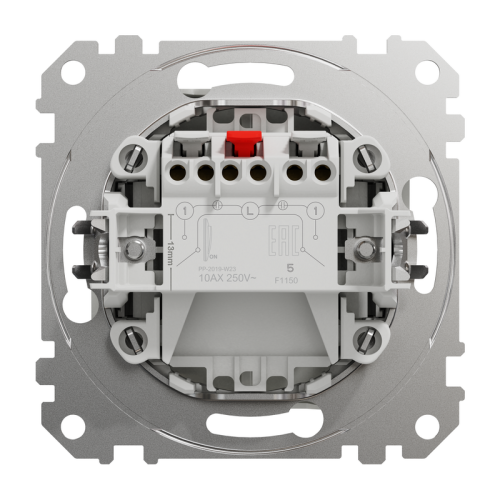 Выключатель 2 клавишный, белый, Sedna Design SDD111105