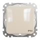 Выключатель влагозащищенный IP44, бежевый, Sedna Design SDD212106