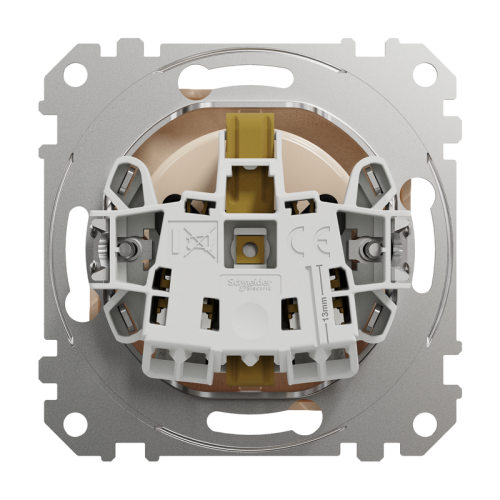 Розетка электрическая, бежевый, Sedna Design SDD112022