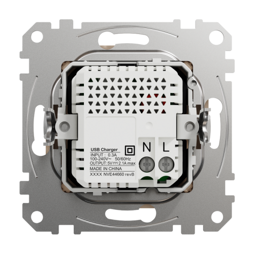 Розетка USB тип A+A, бежевый, Sedna Design SDD112401