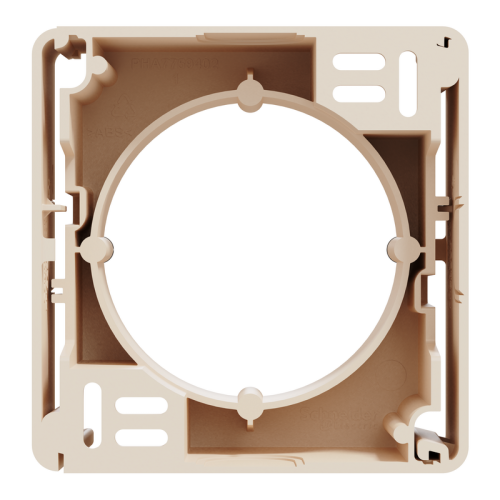 Коробка для накладного монтажа 1 пост, бежевый, Sedna Design SDD112901