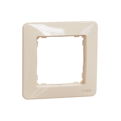 Рамка 1 пост, бежевый, Sedna Design SDD312801