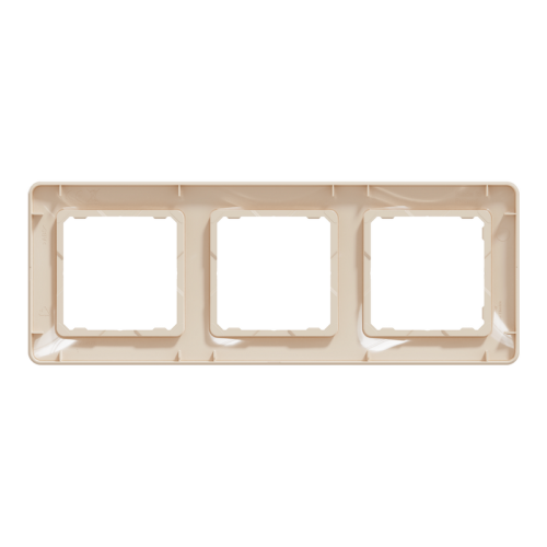 Рамка 3 поста, бежевый, Sedna Design SDD312803