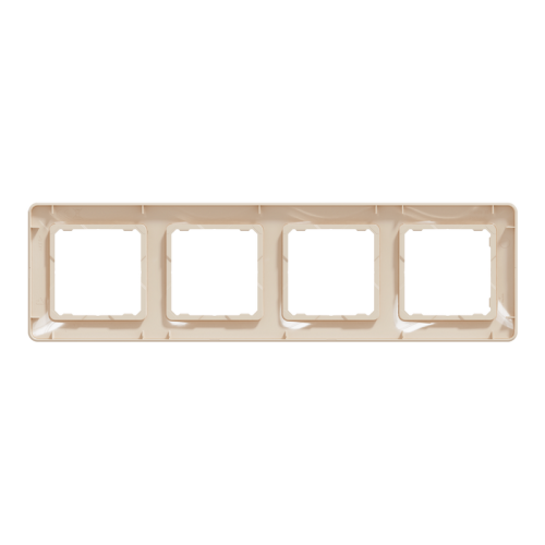Рамка 4 поста, бежевый, Sedna Design SDD312804