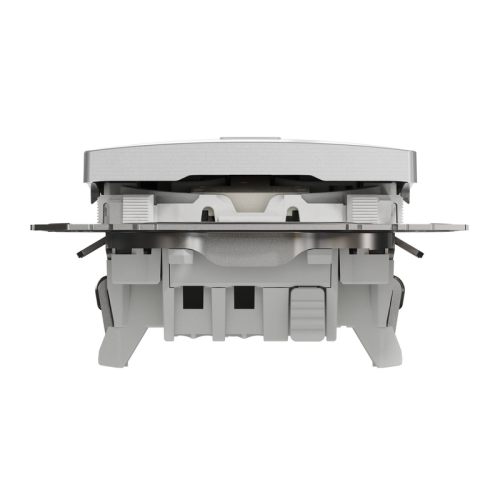 Выключатель проходной с подсветкой 1 клавишный, алюминий, Sedna Design SDD113106L