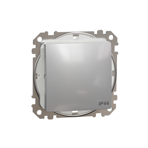 Выключатель влагозащищенный IP44, алюминий, Sedna Design SDD213106