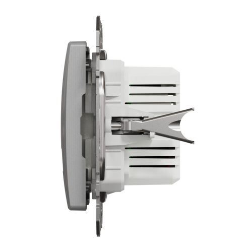 Розетка USB тип A+C 2,4A, алюминий, Sedna Design SDD113402