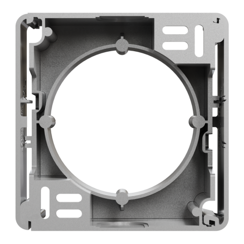 Коробка для накладного монтажа 1 пост, алюминий, Sedna Design SDD113901