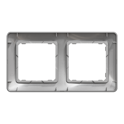 Рамка 2 поста, алюминий, Sedna Design SDD313802
