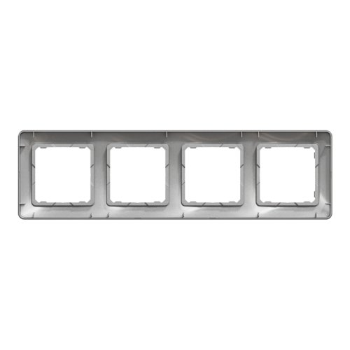Рамка 4 поста, алюминий, Sedna Design SDD313804