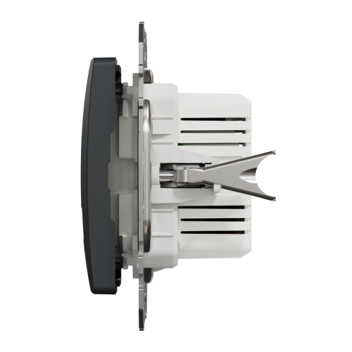 Розетка USB тип A+C 2,4A, черный, Sedna Design SDD114402