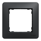 Рамка 1 пост, черный, Sedna Design SDD314801