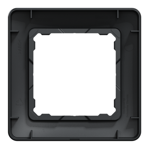 Рамка 1 пост, черный, Sedna Design SDD314801