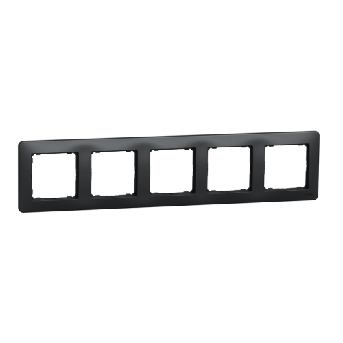 Рамка 5 постов, черный, Sedna Design SDD314805