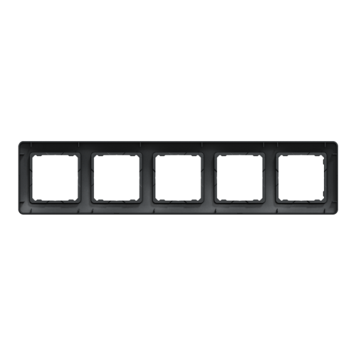 Рамка 5 постов, черный, Sedna Design SDD314805