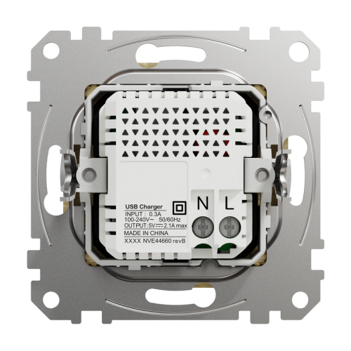 Розетка USB тип A+A, береза, Sedna Design SDD180401