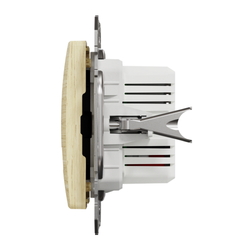 Розетка USB тип A+A, береза, Sedna Design SDD180401