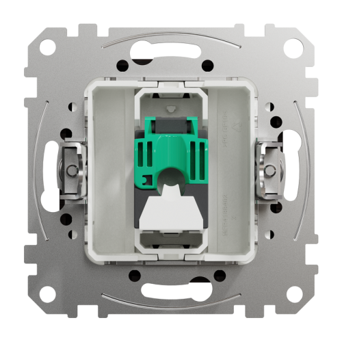 Компьютерная розетка RJ45 кат. 5е UTP, венге, Sedna Design SDD181451