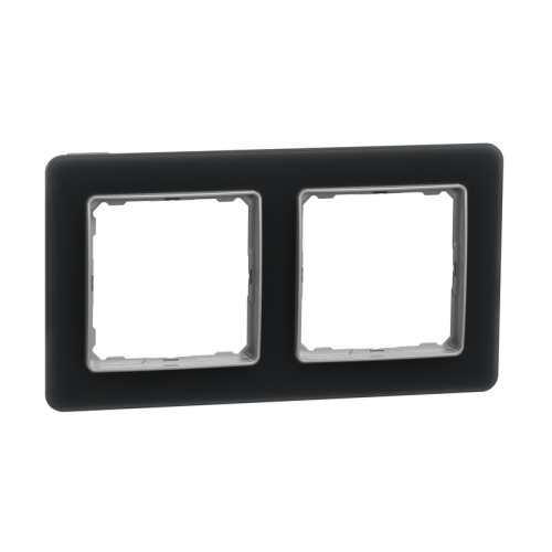 Рамка 2 поста, матовое стекло, Sedna Design SDD362802