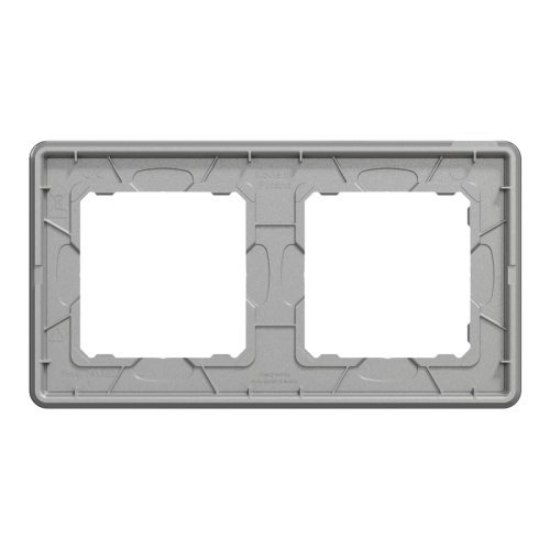 Рамка 2 поста, матовое стекло, Sedna Design SDD362802