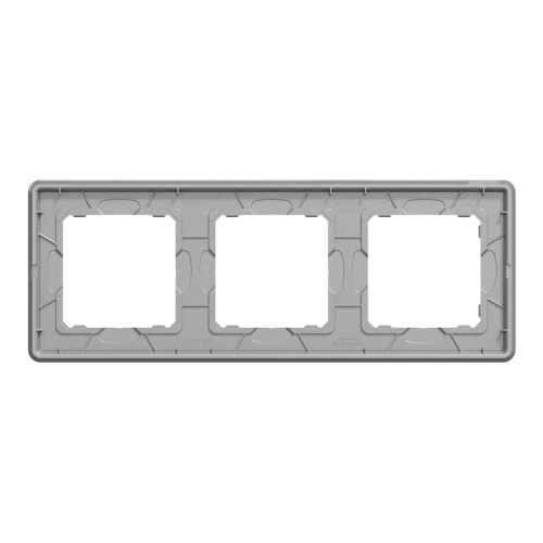 Рамка 3 поста, матовое стекло, Sedna Design SDD362803