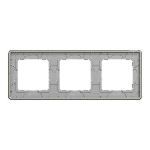 Рамка 3 поста, матовое золото, Sedna Design SDD371803