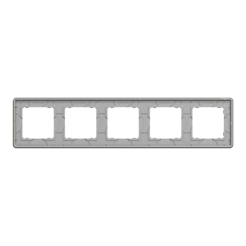 Рамка 5 постов, матовое золото, Sedna Design SDD371805