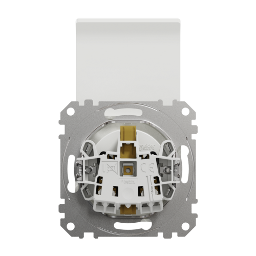 Розетка электрическая с крышкой, белый, Sedna Design SDD111024