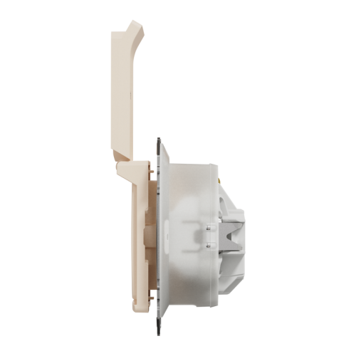 Розетка влагозащищенная IP44, бежевый, Sedna Design SDD212024